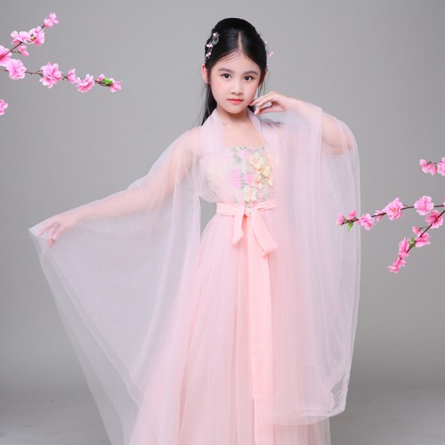 Hnafu Girls chinese folk dance costumes fairy anime drama cosplay dresses stage performance dress robes